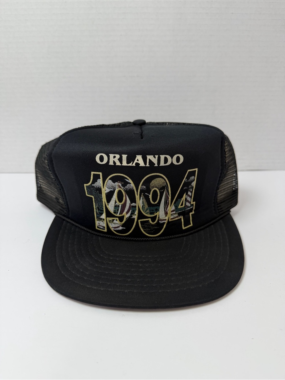 Vintage 90s Orlando Trucker Snapback Hat